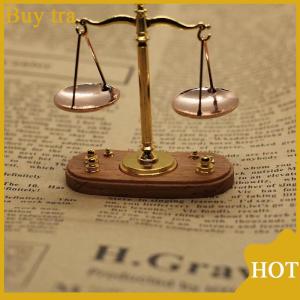 [Buytra] เครื่องชั่งสมดุลแนววินเทจขนาดเล็กอุปกรณ์เสริมขนาดเล็กของโบราณแบบจำลองความยุติธรรมของตกแต่งบ้านของขวัญสำหรับเด็ก