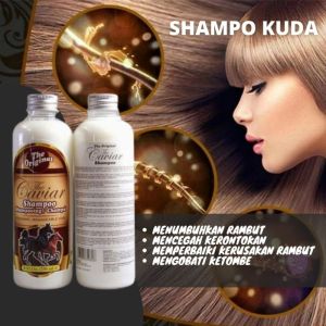 PAKET 3PC CAVIAR SHAMPO 250ML ORIGINAL BPOM - SHAMPO KUDA CAVIAR