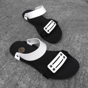 Sandal Pria Camou Cowok Dewasa Kekinian Distro Sendal Jepit Full Karet DERAWAN White Anti Licin