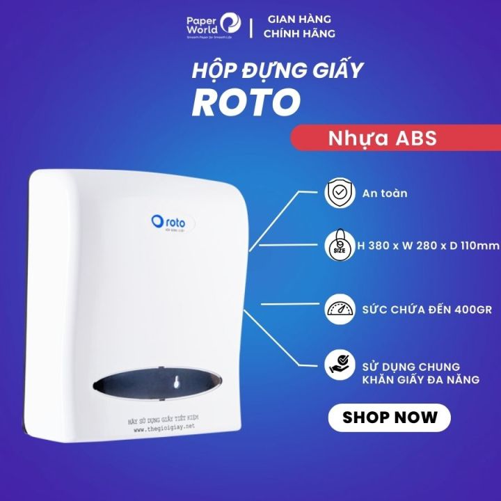 Hộp đựng giấy rút lau tay đa năng treo tường ROTO | THẾ GIỚI GIẤY ...