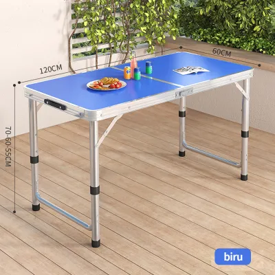 Elegan Home Meja Tengah Jualan Bazar Lapak Cafe Anti UV Kokoh Warna Warni Bagus Koper Camping