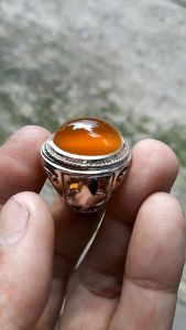 cincin batu akik raplesia asli natural batu alam barang mulus no minus bodi kelin bodi gelas super giwang
