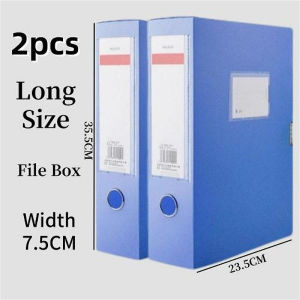 File Case Long File Box Long Folder Organizer Bond Paper Organizer Document Box Foldable File Organizer 23.5X35.5CM