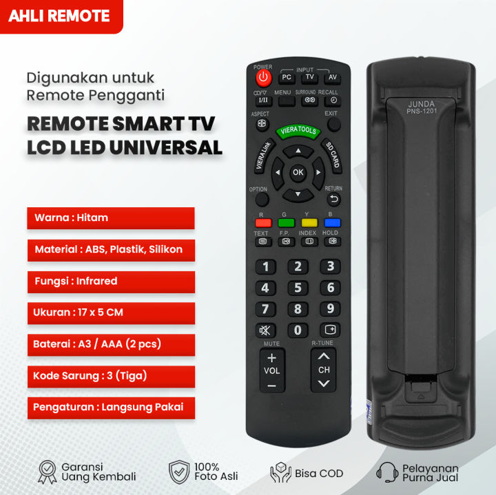 Remote TV Panasonic Viera Smart TV / Remot TV LCD LED Panasonic ...