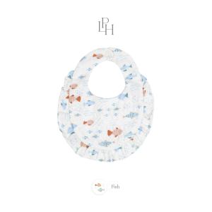 Little Palmerhaus - Muslin Ruffle Bib 1.0 (Celemek Bayi)