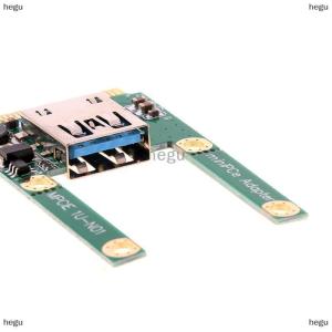 [COD] hegu Thẻ mở rộng PCI-E sang USB3.0 mini thẻ Riser chuyển đổi máy tính xách tay kèm phụ kiện vít