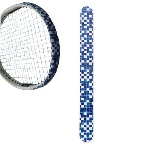 OKKFINE PU Tennis Racket Edge Sticker High Elastic Anti-friction Tennis Racket Frame Protective Tape Personality Shock Absorption Tennis Racket Edge Protection Strip Tennis Court