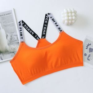 KUKE Sport Bra Kemben Push Up Busa Tanpa Kawat Pakaian Dalam Wanita