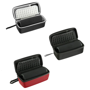 Portable Speaker Case for Flip 7 Speaker Bag with Handle Strap and Mesh Pocket for Accessories Soft Interior Lining