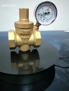 In Stock DN15/DN25 Brass Adjustable Brass Water Pressure Regulator Valve Reducing Reducer Valve
