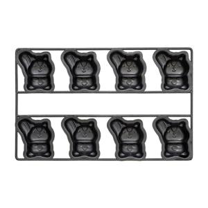 Đa Năng bánh động vật Khuôn Carbon Kết Cấu Thép 8 Khoang Madeleine Chảo Muffin Cho tiệc sinh nhật Món Tráng Miệng Làm