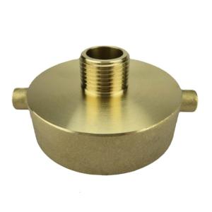 Practical Sturdy Brass Fire Hose Adapter 2 1/2 Inch NST Female x 3/4 Inch Male for Emergency and Industrial Use