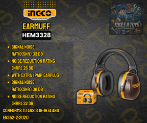 INGCO EARMUFF | HEM3328 | TOOLSRTOYS | ING-HANDTOOLS