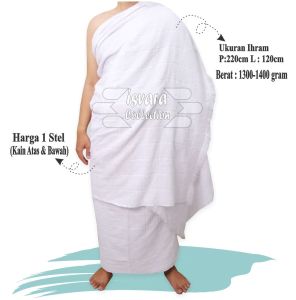 Kain Ihram Pria Dewasa Motif Polos Kotak Baju IIhrom Dewasa Kain Ihram Dewasa Tebal Dan Halus