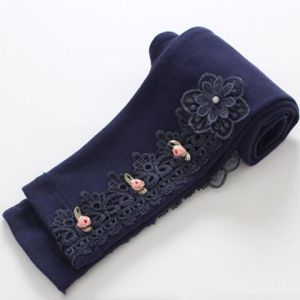 Cute Leggings for Kids Girls 2-10 Years Old Korean Style Embroidered Print Design Casual Cotton Leggings Pants for Girls