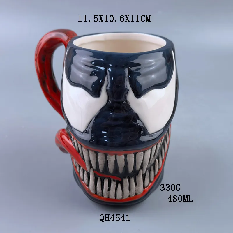 FTNew arrival VENOM 3D MUG MARVEL COMICS 3D Mug Ceramic Creative Coffee Mug  Funny Porcelain Novelty Boy Friend Gift 480ml Venom Head Design - Lazada |  Lazada PH