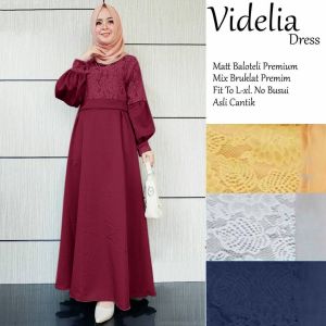 GAMIS VIDELIA 4WARNA BALOTELI FIT TO XLLD 116 PJ 135 LK 210 ADA SLETING.