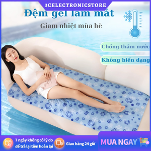 Đệm gel làm mát giảm nhiệt mùa hè khỏi nóng bức chất liệu PVC cao cấp chống thấm nước 3C