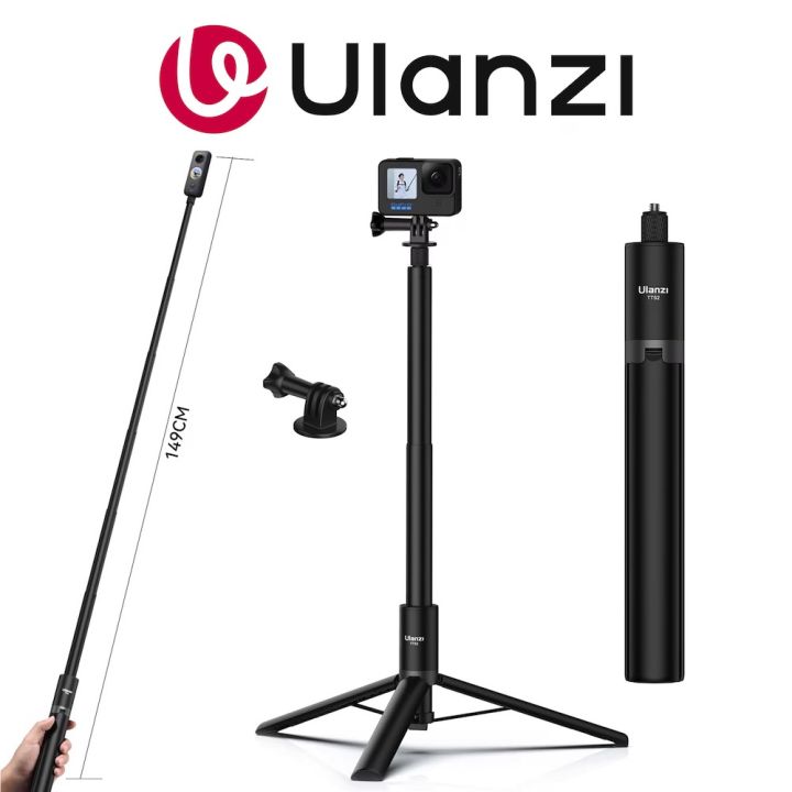 Ulanzi TT52 Tripod Selfie Stick for GoPro Insta360 DJI Action