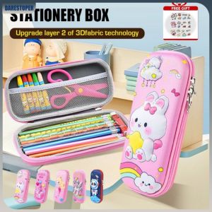 Free Gifts: Kids Cartoon 3D Astronaut Pencil Case for Boys & Girls