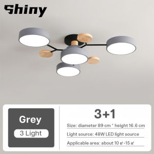Ceiling Light Nordic Living Room Pendent Light Led Lights for Room At Night Modern Minimalist Design Ceiling Lights Led Lights for House Ceiling Lanterns Original Wood Creative Personality Restaurant Bedroom Lamps Chandelier Ceiling Light Sala