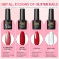Gel Kit with U V Light and Drill Starter Kit 16 Colors Gel 4PC Poly Kit Base Top Coat Kit Nail Stickers Professional Gel Manicure Kit with Everything Gift for Women. 