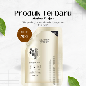 Masker Wajah bpom Gold Retinol Peptide Anti Aging Mengencangkan Membersihkan Pori-Pori Menghaluskan