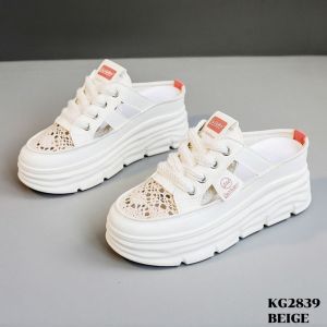 Sneakers Wedges Slop Wanita Fashion Korea KG2839