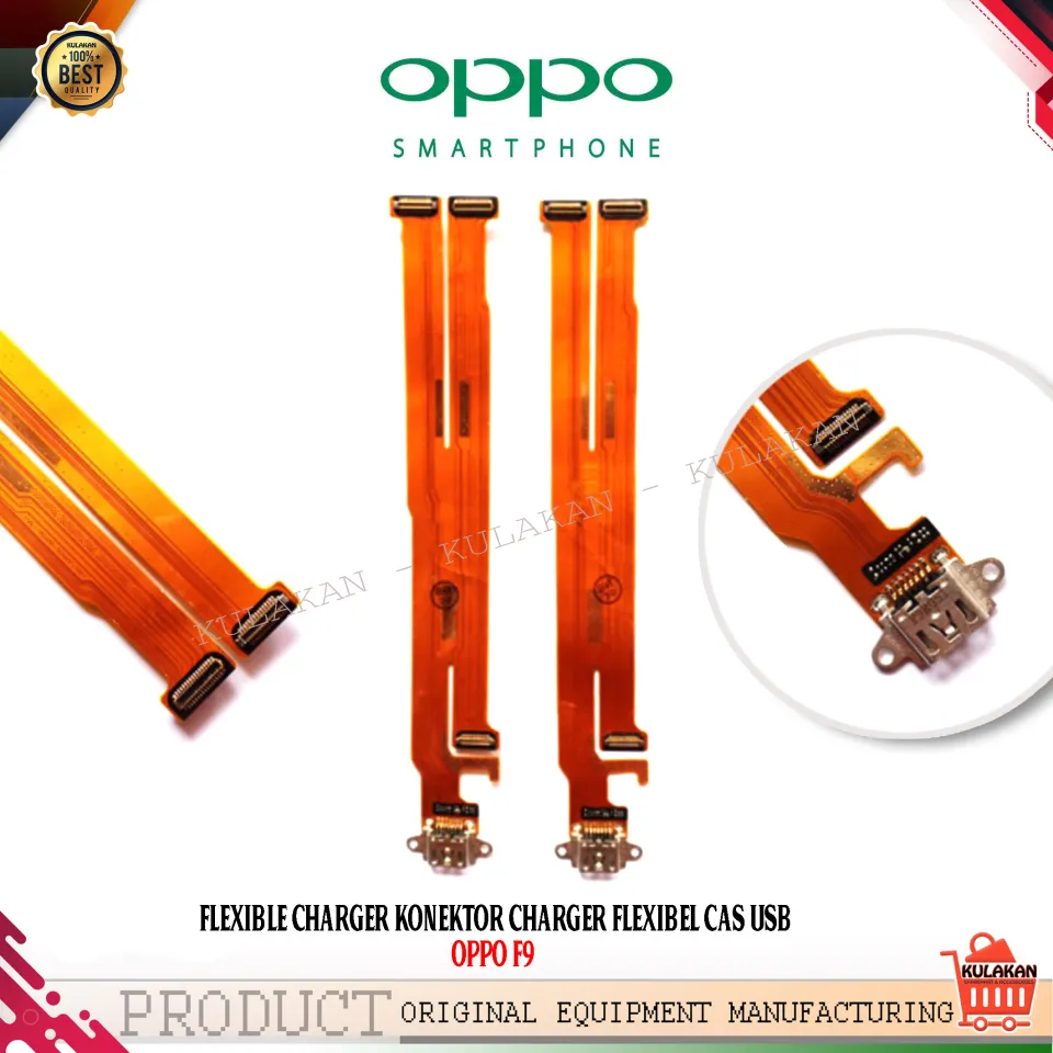 FLEXIBLE CHARGER OPPO F9 KONEKTOR CHARGER USB OPO F PRO OPPO F9