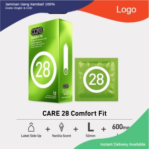 in stock Care 28 Comfort Fit Condom (12s)