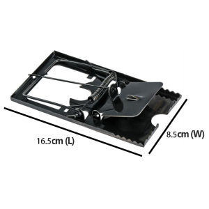 Mouse Trap Iron Steel Black Metal Small and Large Plate Clamp Spring Clamp Snap High Sensitive Mouse Rat Traps Powerful Mechanism Easily Kill Home Household Reusable Mouse and Pest Resistant Avoid Rusting Rodent Catcher Mousetrap