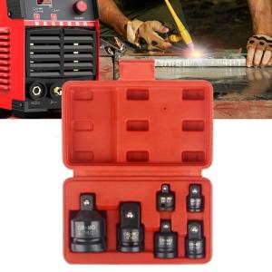 6 Piece Impact Socket Adapter Set Impact Driver Wrench Conversion Socket Reducer for Professional and Tool Applications