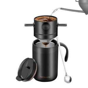 Permanent Untarnished French Press Set Impermeable Lid Ergonomic Handle Simple Camping Essential