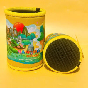 Bao giữ nhiệt bia lon nước Stubby Holder quà tặng lưu niệm Việt Nam