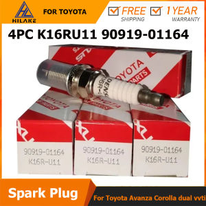【OEM】Original (4PCS) K16RU11 Iridium Spark Plug For Toyota AVENSIS Corolla dual vvti 90919-01164