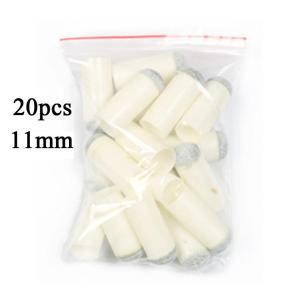 20pcs Plastic Grey Cue 9/10/11/12/13mm Tips Pool Cue Stick Billiard Snooker Accessories