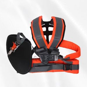 NALANILI 1Pcs Adjustable Lawn Mower Harness Strap Labor-saving Universal Shoulder Support Belt Durable Comfort Double Shoulder Strap For Brushcutter Whipper Snipper Trimmers