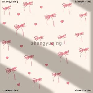 [COD] zhangyuqing Cute Pink Bow Wall Stickers Boho Bowknot Bedroom Decorative Wall Stickers Love Heart Bow Fridge Stickers DIY Home Decoration