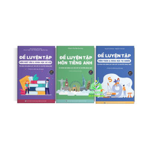 Bộ sách - Đề luyện thi vào lớp 10 THPT Chuyên Ngoại Ngữ (Combo Toán - Văn - Anh) (NH)