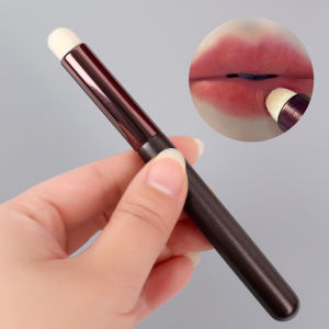 2pcs Multifunctional Lip Brushes/Precision Round Head Soft Brush/Wooden Handle Concealer Makeup Tools