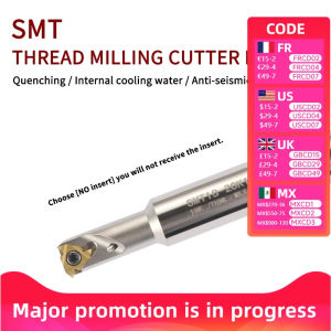 ZZSA SMT Machining Center Anti-vibration Thread Milling Cutters Single-edge Inner Hole Outlet Groove Cutters for Milling Single-tooth 3M8Q4