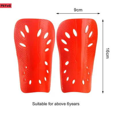 [LIXIAOJU] 1 Pair Football Shin Pads Plastic Soccer Guards Leg Protector For Kids Adult Protective Gear Breathable Shin Guard