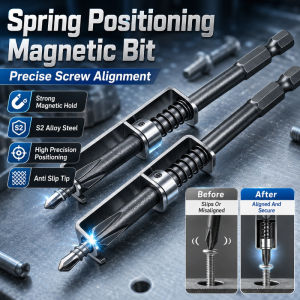 Screwdriver Bit Spring Positioning Magnetic Cross Head High Hardness/Repair Tools/Home Maintenance/Machine Equipment/Screw Fix/Hardware Store