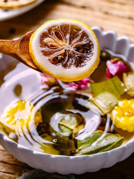 Wax gourd lotus leaf tea scraping oil and degreasing authentic slimming