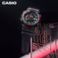 Original G Shock (GA-110LS-1AER) Watch Grey Orange Resin Band Watch. 