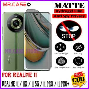 HYDROGEL ANTI SPY PRIVACY MATTE REALME 11 / 11 X / 11 5G / 11 PRO / 11 PRO+ HYDROGEL TPU FILM Mr case store