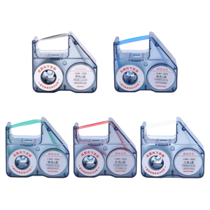 เทปคาร์บอนตลับเครื่องพิมพ์ริบบิ้นมีสีสันแบบมืออาชีพสำหรับเครื่อง B18เทปคาร์บอนสำนักงานคลังสินค้าใช้