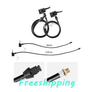 baoxue 70 80 120cm Xe Đạp máy bơm không khí mở rộng ống bơm xe đạp vòi bơm không khí kết nối xe đạp máy bơm không khí lốp Inflator vòi phun phụ kiện