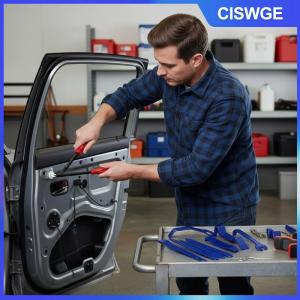 CISWGE 19Pcs Trim Loại Bỏ Công Cụ Thiết Lập & Clip Plier Bọc Remover Nylon Xe Bảng Điều Chỉnh Loại Bỏ Thiết Lập Với Lưu Trữ Di Động Túi