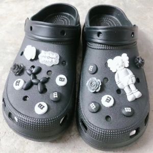 [Free Shipping] Summer Anti-Slip Velcro Casual Versatile White Thick-Soled Round-Toe Beach Ready-To-Ship Sports Clogs